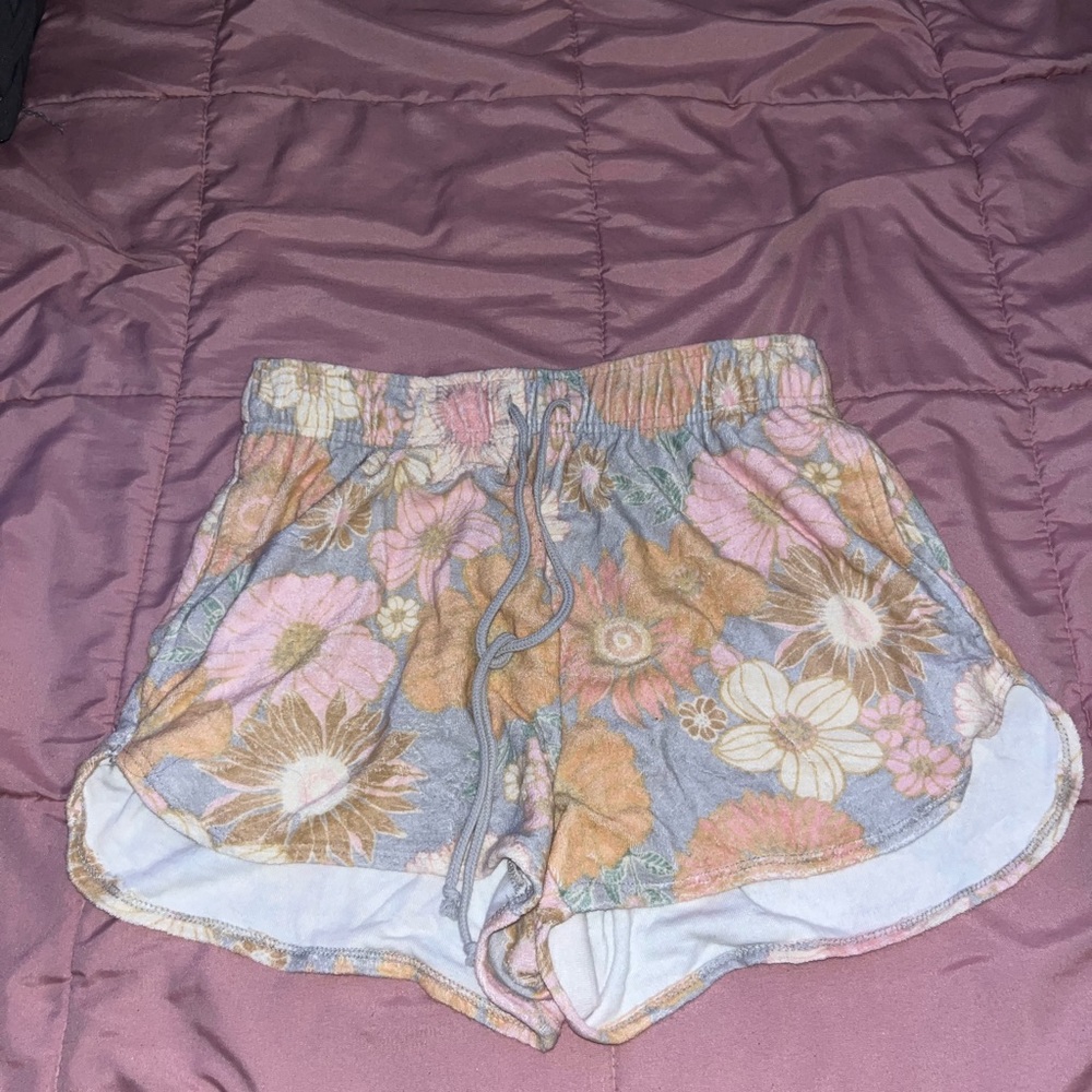 cute flower shorts